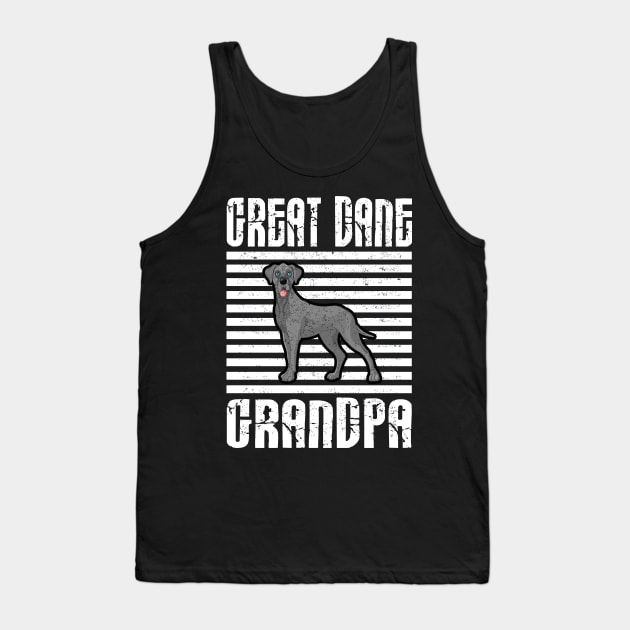 Great Dane Grandpa Proud Dogs Tank Top by aaltadel